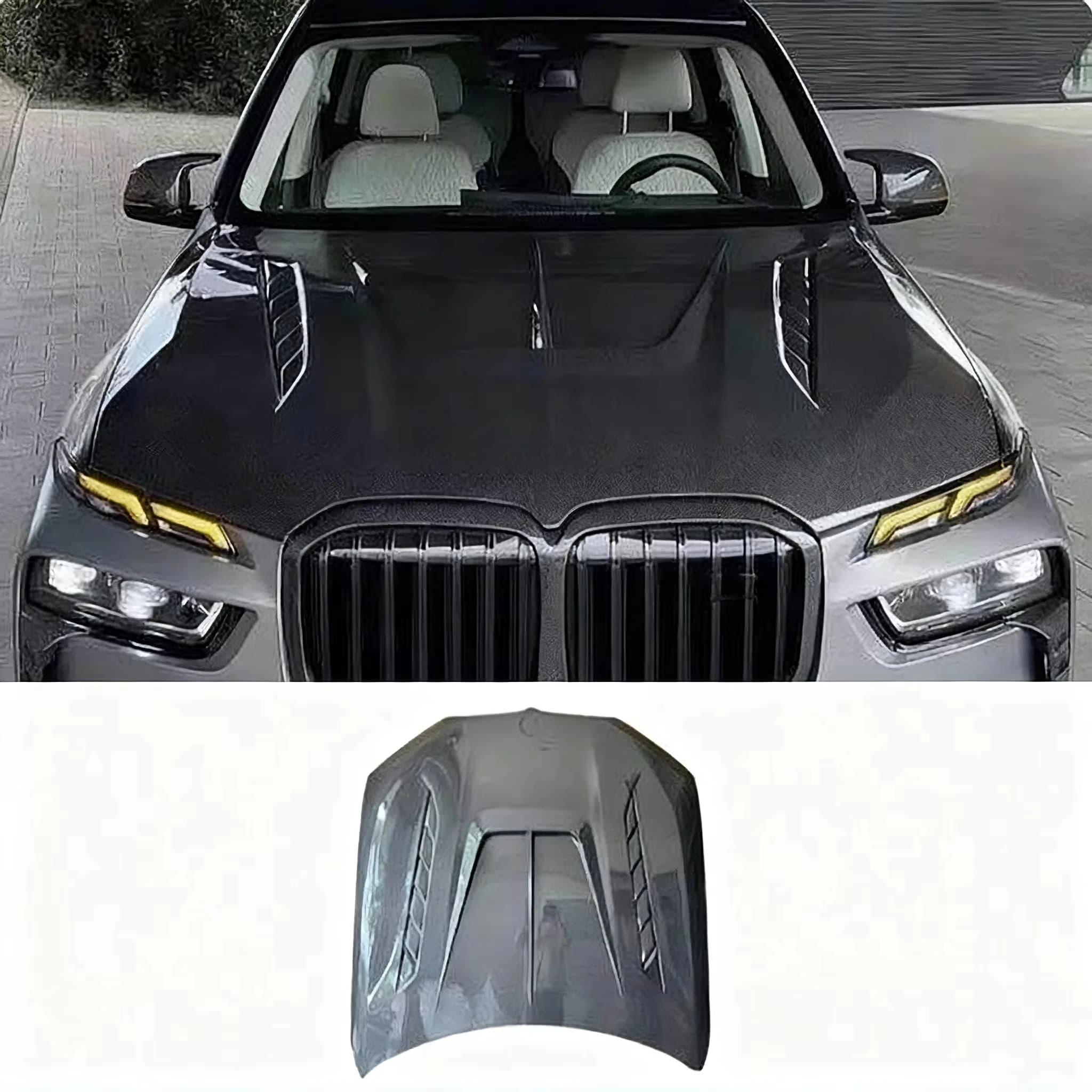 LD Style Hood Bonnet forBMW X7 G07 Upgrade Facelift LD Hood Carbon Fiber Tuning Body Kit Engine Cover Front Hood High Quality