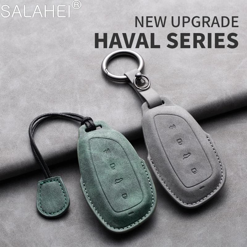 Sheepskin Car Smart Key Case Cover Holder Shell For Haval/Hover H3 H5 H6 H7 H4 H9 F5 F7 F7X H2S Great Wall 5 3 M2 H6 M4 H2 Coupe