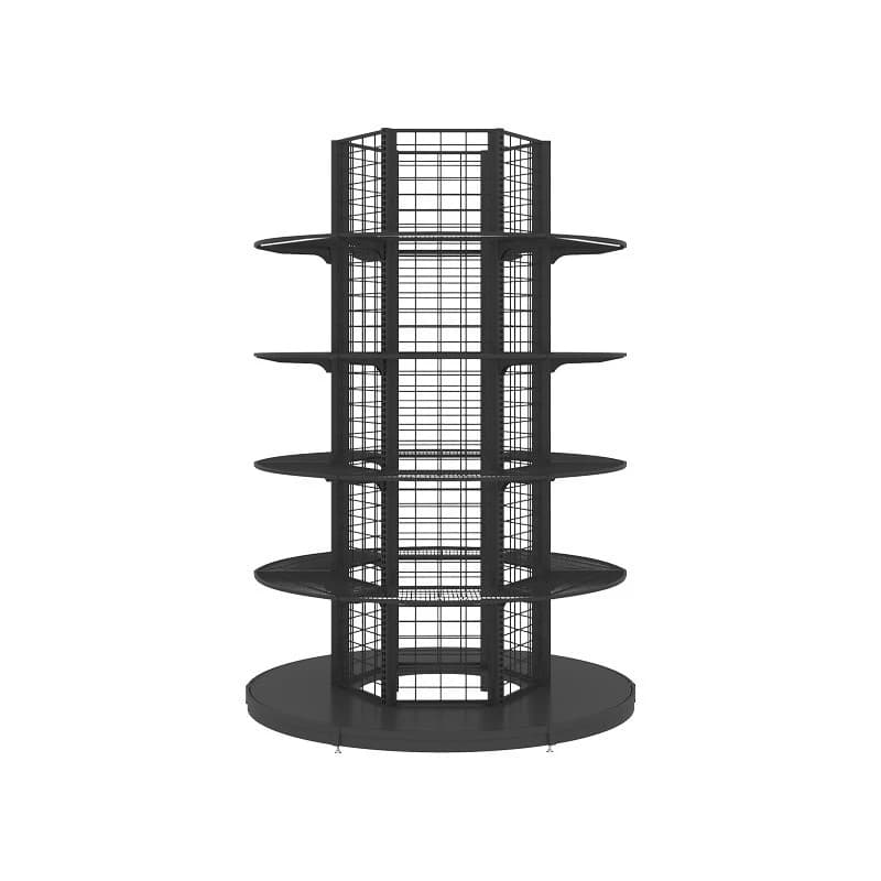 Supermarket shelves, display racks, beverage merchandise display racks
