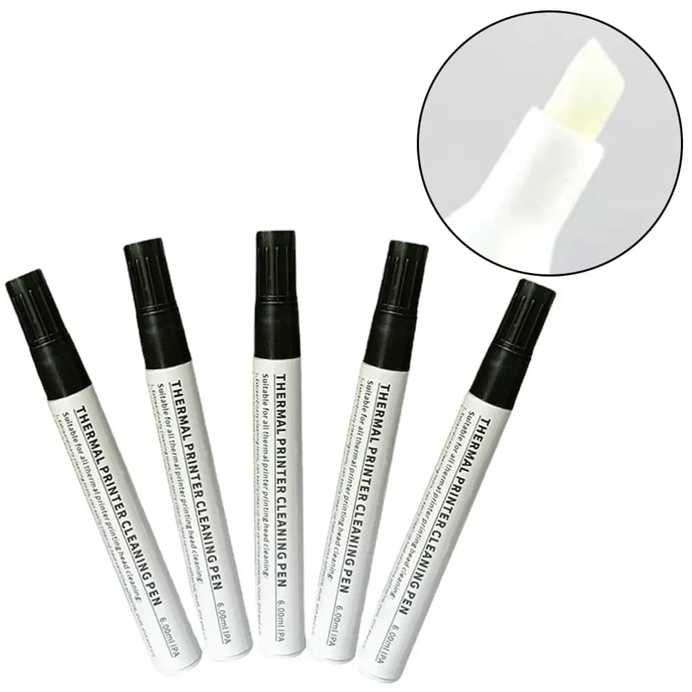 Best Printhead Cleaning Pen 5 Piece Accessories Maintenance Pen Plastic Print Head Reliable For Thermal Printer