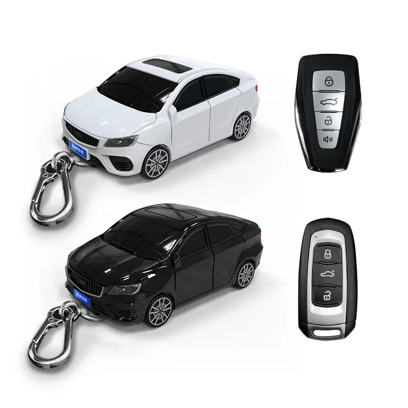 For Geely CoolRay car model key case BINRAY Boyue Vision X6 Starry X3 car model shell cover keychain accessories