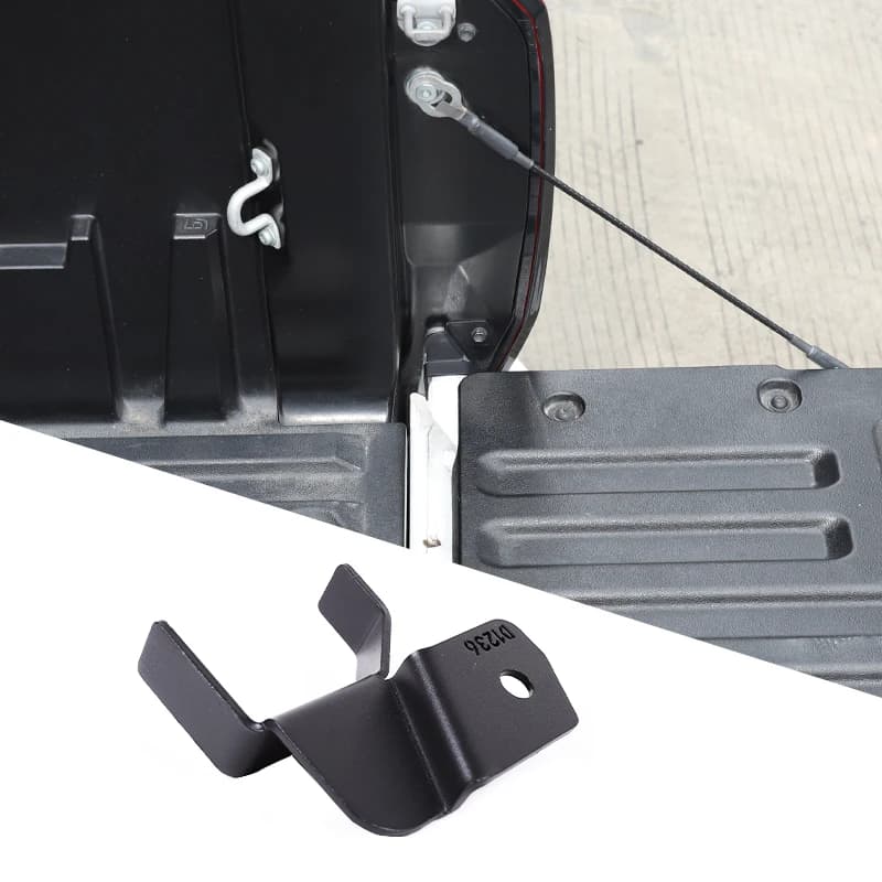 Carbon Steel Black For Toyota Tundra 2022-2026+ Car Tailgate Anti-theft Bracket Car Exterior Modification Accessories