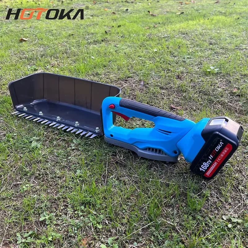 HOTOKA Cordless Portable Leaf Harvester Machine 21v Electric Hedge Trimmer Battery Powered Picking in China