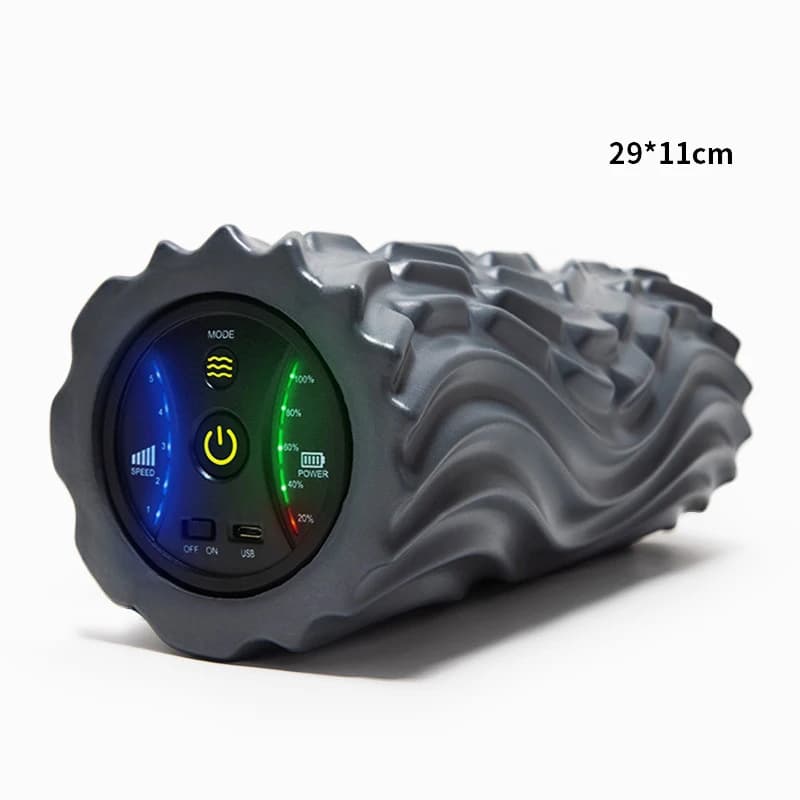 Portable Electric Adjustable Foam Rollers for Gym Fitness Durable ABS EVA Material with Vibrating Feature