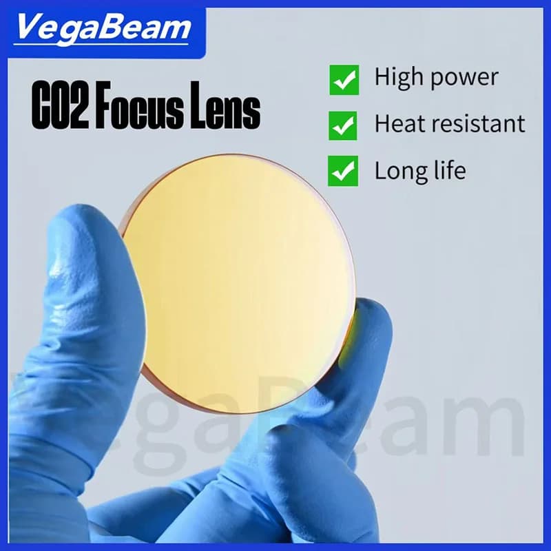 CO2 Focusing Lens D12 D20 D18 ZnSe Lens F38.1 F50.8 F63.5 F101.6 for Laser Marking and Engraving & Laser Cutting Acrylic Board