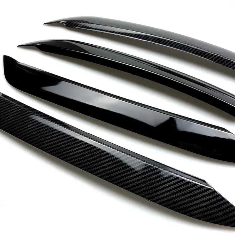 Car Styling Headlight Lamp Eyebrow  Eyelid Molding Trim Lid Cover Fit For VW Polo 2019 2020 2021 2022   ABS  Accessories