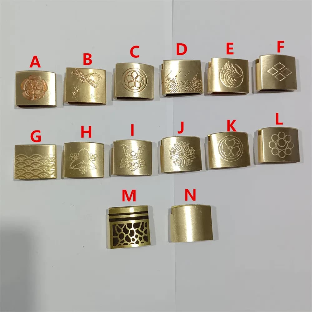 High Quality Copper Brass Material Habaki For Japanese Japan Samurai Katana Ninja Tanto Wakizashi Sword Fittings Accessories New