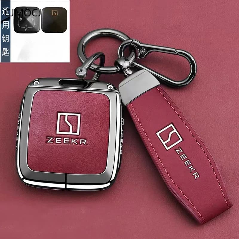 Premium Zinc Alloy Key Cover Case for ZEEKR 7X/007/9X/001 FR/X/001/007 GT/MIX - Protective Key Fob Shell Keybag Keychain