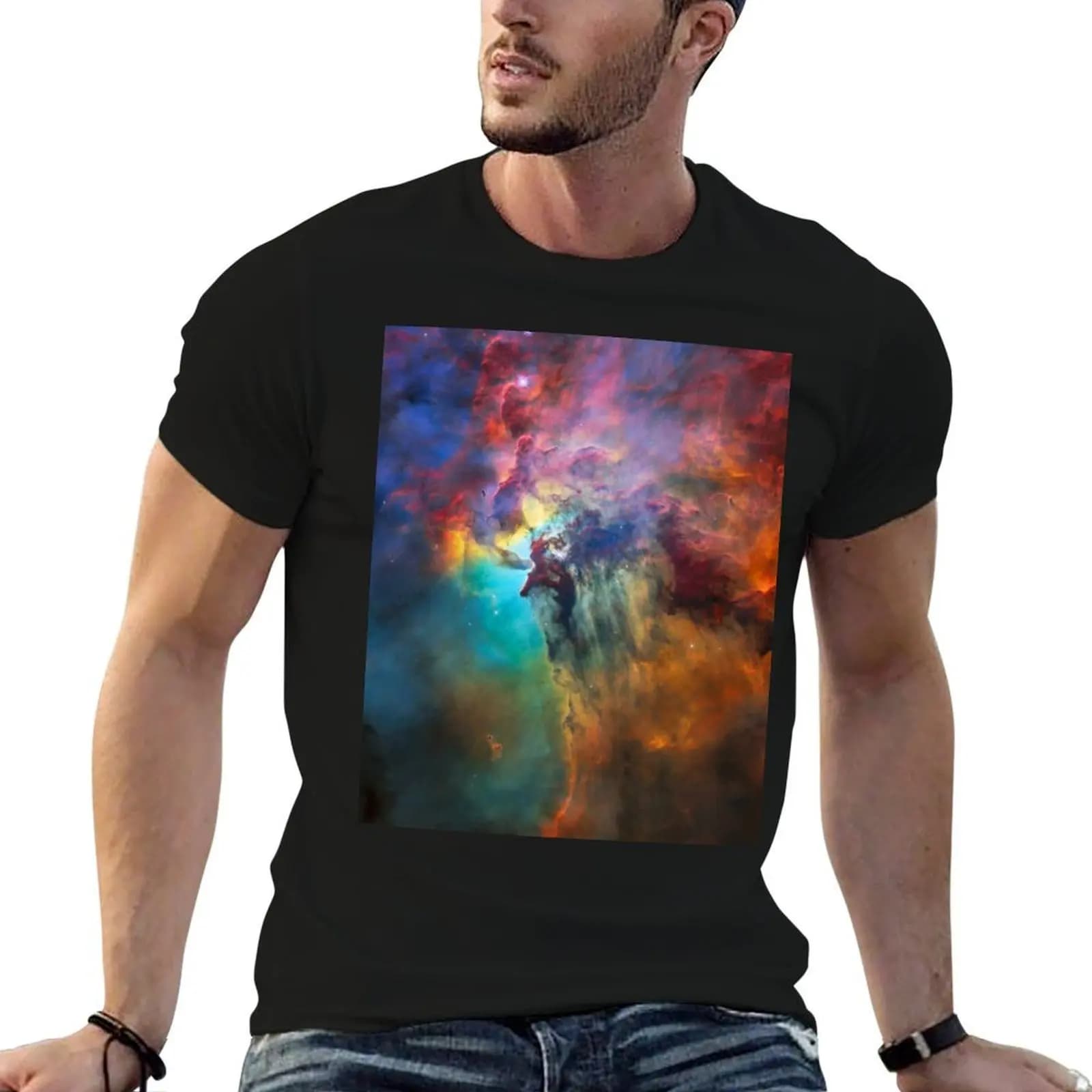 Lagoon Nebula T-Shirt blanks vintage t shirts mens white t shirts