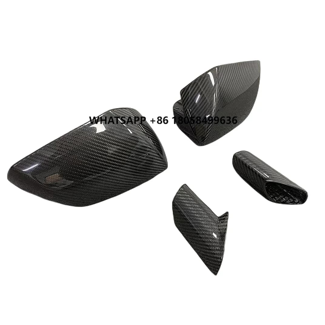 Aventador Dry Carbon Fiber Car Mirror Cover Designed for Aventador LP700 LP750 LP760 S SVJ Rearview Mirror Covers