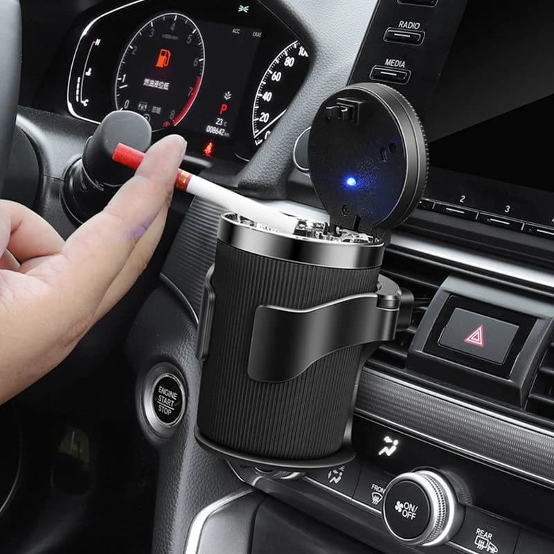 Car Cup Overhead Transfer Out of the Door Beverage Rack Car Multi-Function Cup Holder Ashtray Rack Auto Parts