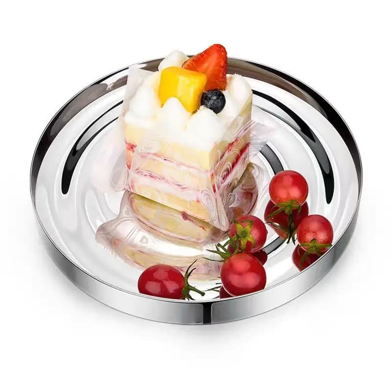 Nordic light luxury minimalist style corrugated plate simple home tray storage snacks, snacks, coffee table, dried fruit plate