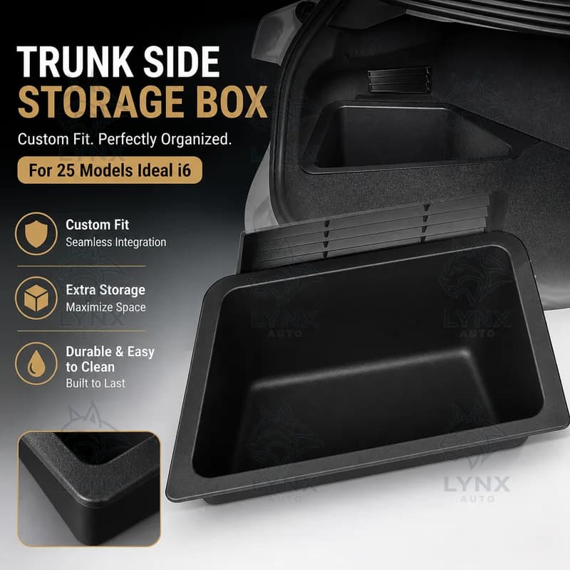 For 25 Models Ideal i6 Trunk Storage Box Car Organizer Automotive Accessories Custom Fit Storage Box Solutions