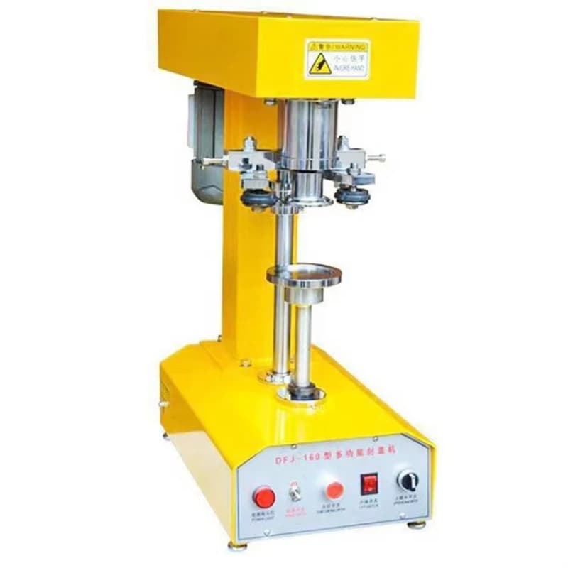 Automatic tin can sealing machine, fruit/fish/bean/tomato/beer small food canning machine