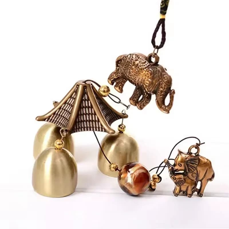 1/2PC DIY Wind Chimes Outdoor Animal Hanging Ornament, Yard & Garden Decor, Ideal for Home Outdoor Patio Living Decoration Gifts