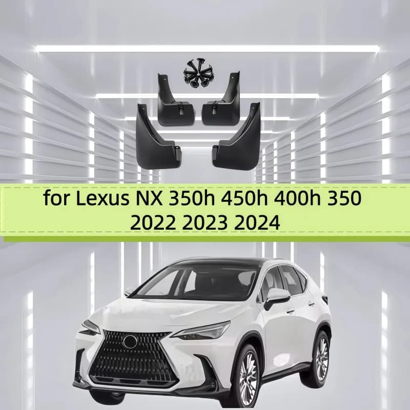 Car Mudguards for Lexus NX 350h 450h 400h 350 2022 2023 2024 Mudflaps Fender Mud Flap Splash Guards Cover Wheel Auto Accessories