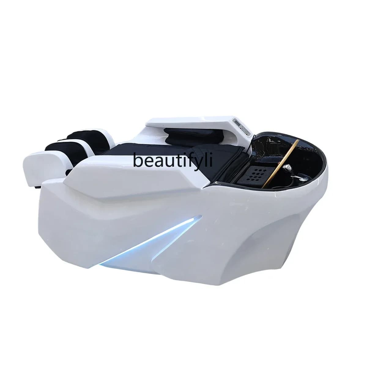 xx1Automatic Intelligent Electric Massage Shampoo Bed Hair Salon Ceramic Basin Flush Massage Integrated