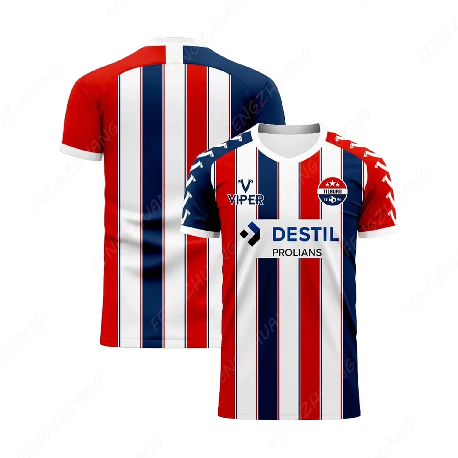 William II Home Concept 3D Printed Jersey Outdoor Sweat-Absorbing Quick-Dry Football Shirt Summer Classic Casual Loose T-Shirt