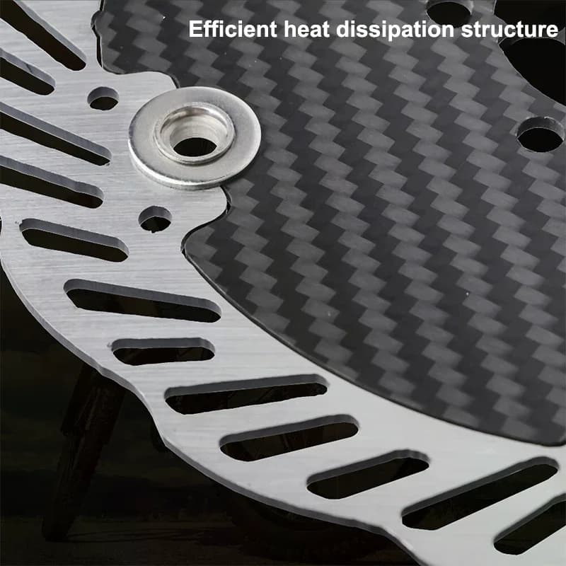 140/160mm Carbon Fiber Brake Disc High-strength Lightweight Design  Road Bike Replacement Parts Cycling Accessories 1PC