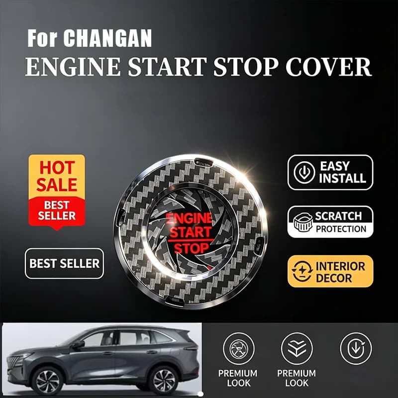 For CHANGAN Start Button Decorative Cover Ignition Switch Hidden Protective Cover