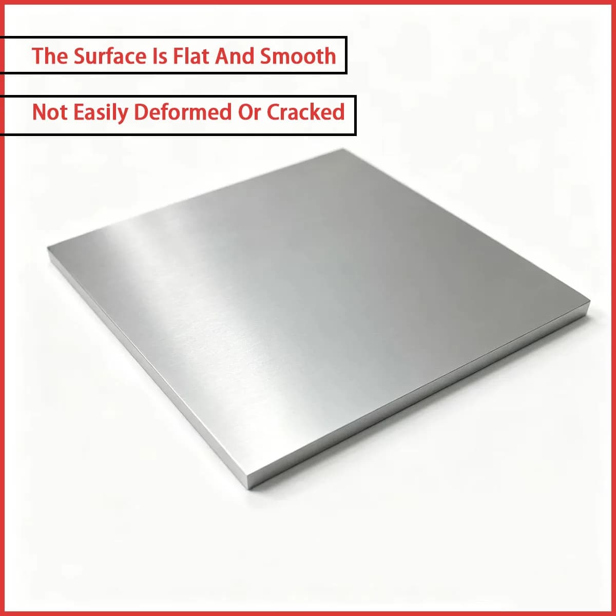 Aluminum alloy square plate with a thickness of 0.5-3mm is used for mechanical pads, decorative panels, equipment casings, etc