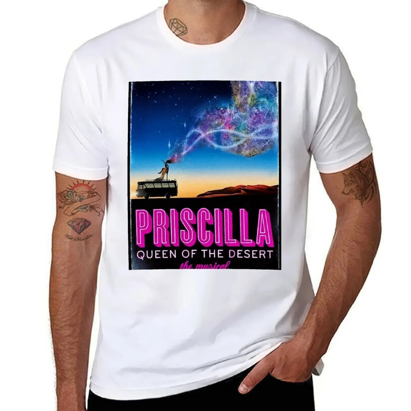 The Adventures of Priscilla, Queen of the Desert Musical Poster T-Shirt anime tshirt funny t shirts dark humor T-Shirt