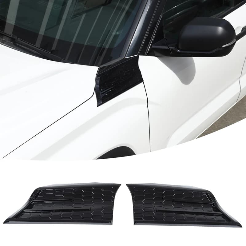 Front Fender Side Bezel Trim Sticker Car Bonnet Spoiler Decorative Cover Car Accessories For Toyota Tundra XK70 2022-2026