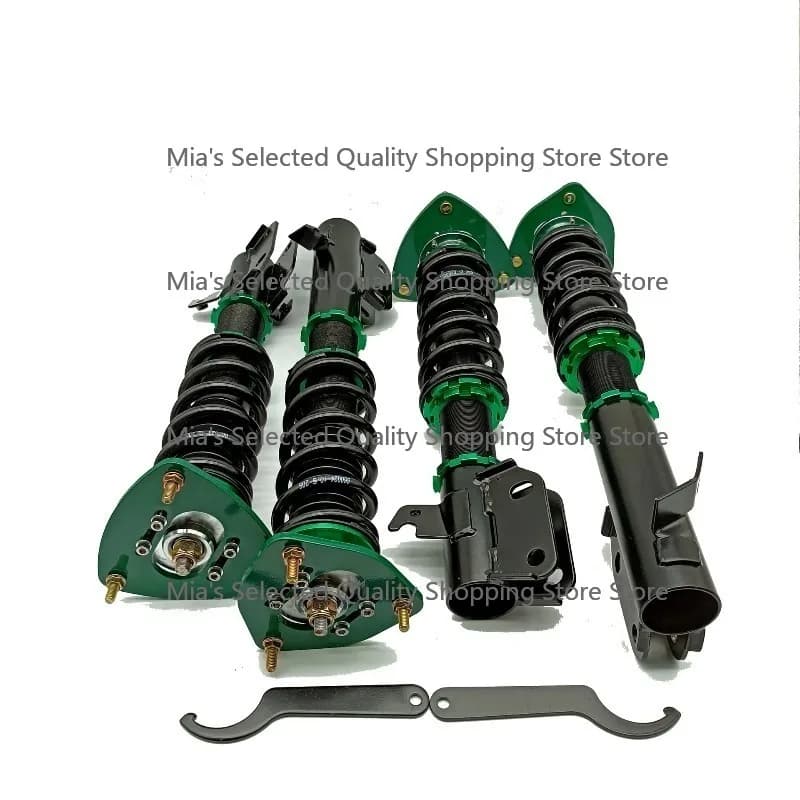 Upgraded Suspension Coilover Kit for 2002-2007 WRX Green Front & Rear Set New Condition Steel Coil Spring for Enhanced