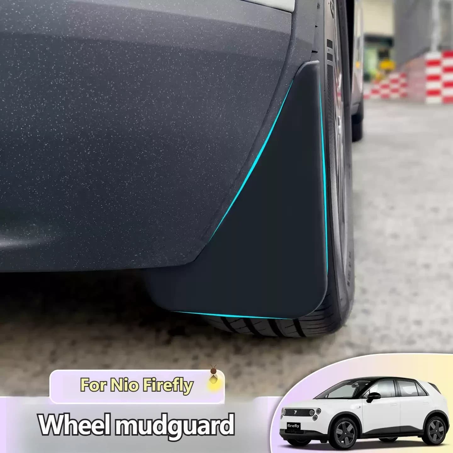 Car Mud Flaps For Nio Firefly Accessories Front Rear Fenders Wheel Covers Guard Mudguards Car Accessorios
