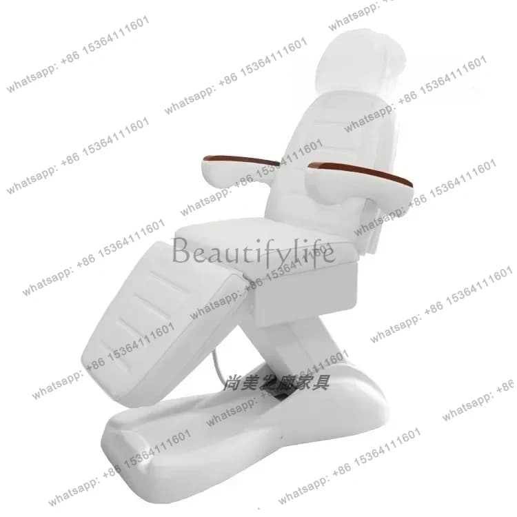 Electric Beauty Bed Tattoo Embroidery  Lifting  High-End Folding Micro Plastic Bed Beauty Salon
