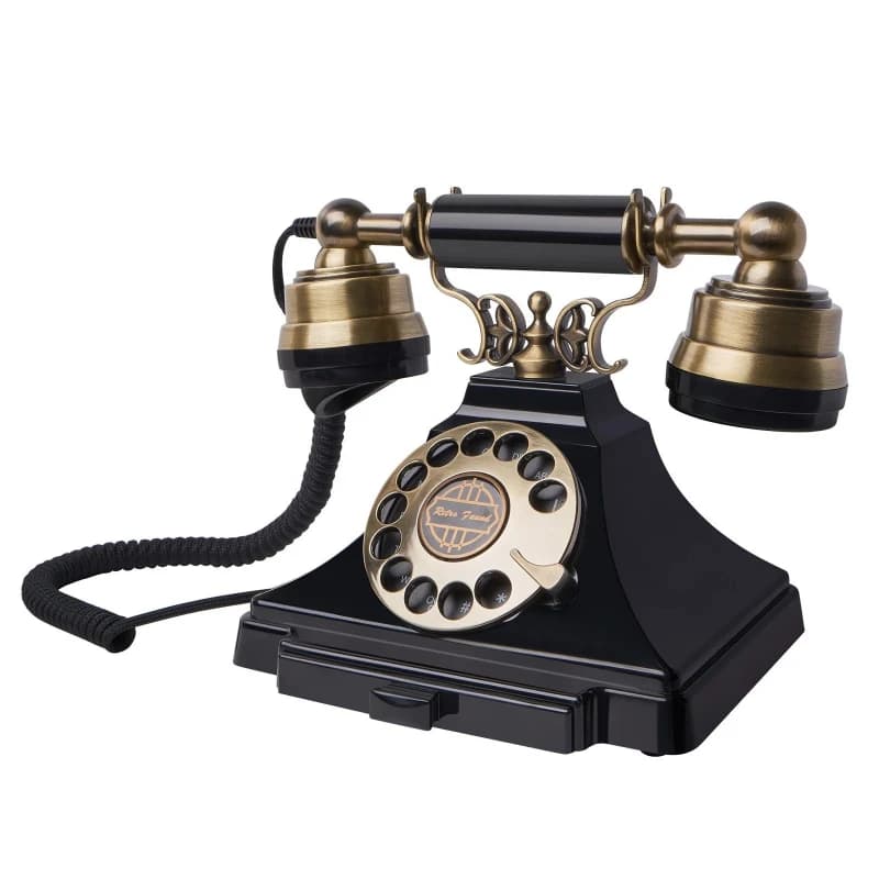 Vintage Rotary Phone Audio Premium Guestbook For Sale Wedding Phone Guestbook