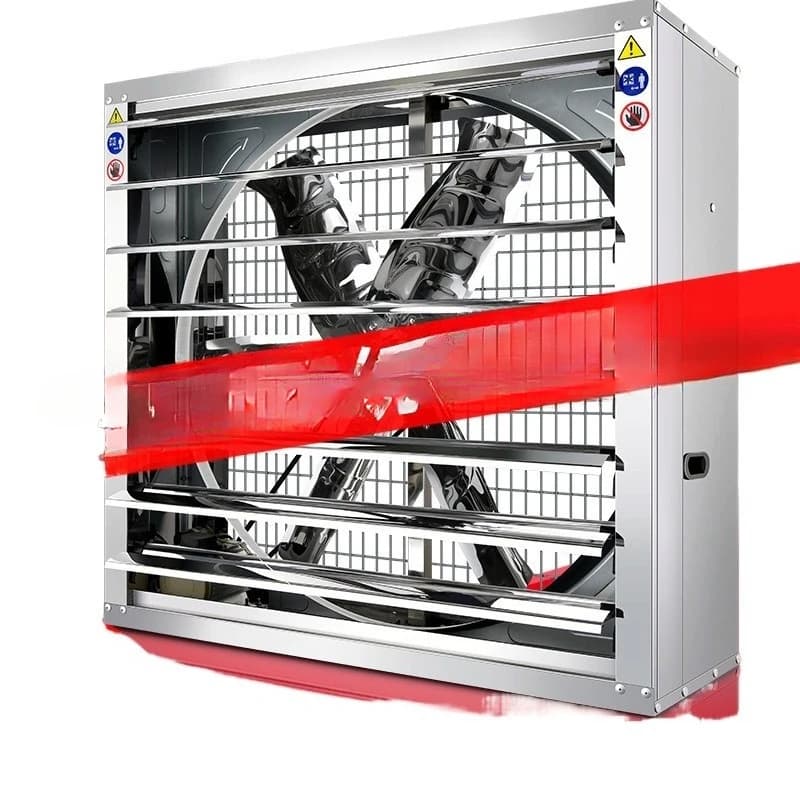 Negative pressure fan Industrial exhaust fan High power and strong ventilation