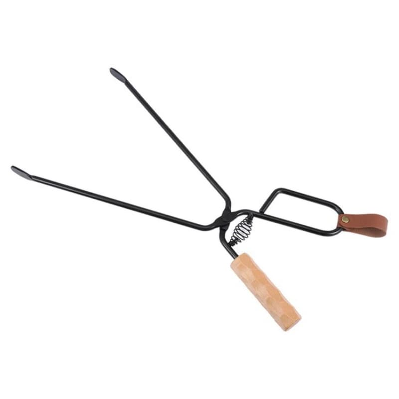 Extended bold anti-scalding charcoal clip, camping barbecue tool, picnic stove, firewood carbon clip