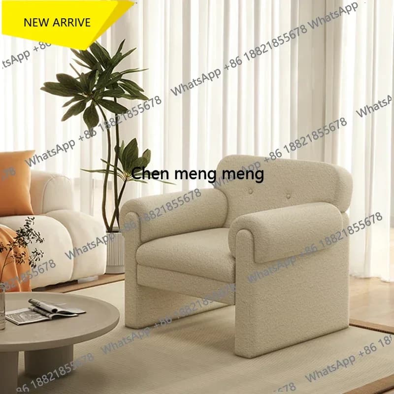 Luxury Designer Relax Chair Student Armrest Leisure Reading Floor Chair Puffs Single Cadeiras De Sala De Estar Nordic Furniture