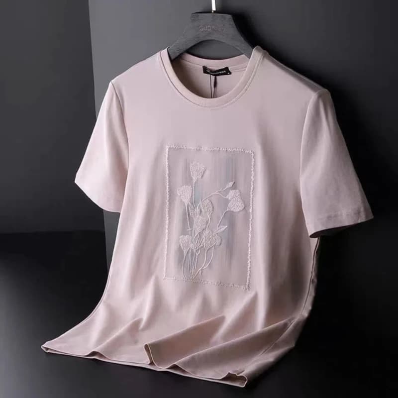 Street Casual Printing Youth All-match Pullovers Top New Summer Short Sleeve Loose Harajuku T Shirts Fashion Korean Men Clothing