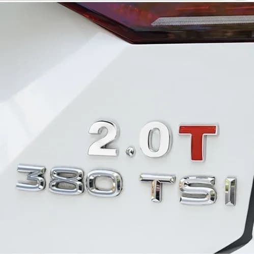 Drivebeat EV Car Model English Name Zn Metal 3D Letters DIY Alphanumeric Custom Logo Chinese Name Changing Stickers for Car Body