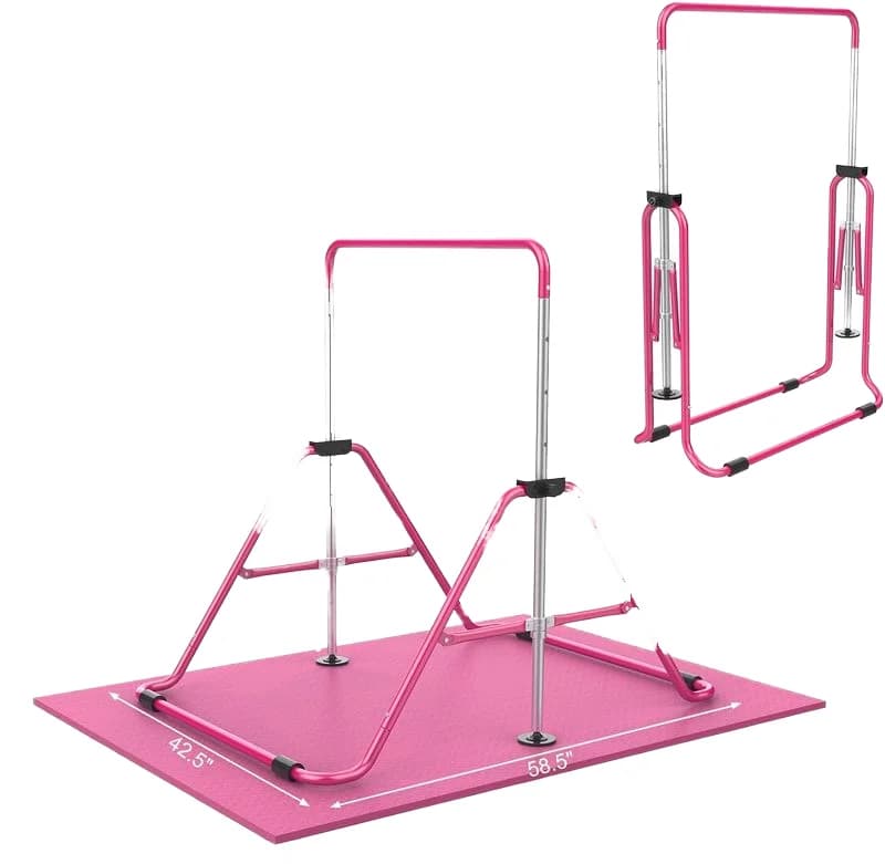 【Hot】Adjustable  Gym Bar for Kids Home Gym Training Equipment Horizontal Sports Gymnastics Bar