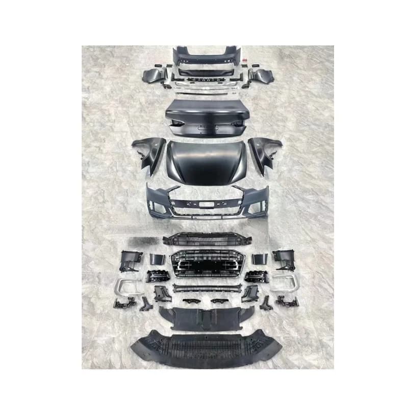 High Quality XLstyling Front Bumper Body Kit Fit 2012-2018 A6 C7 Upgrade To 2023 Sport Style