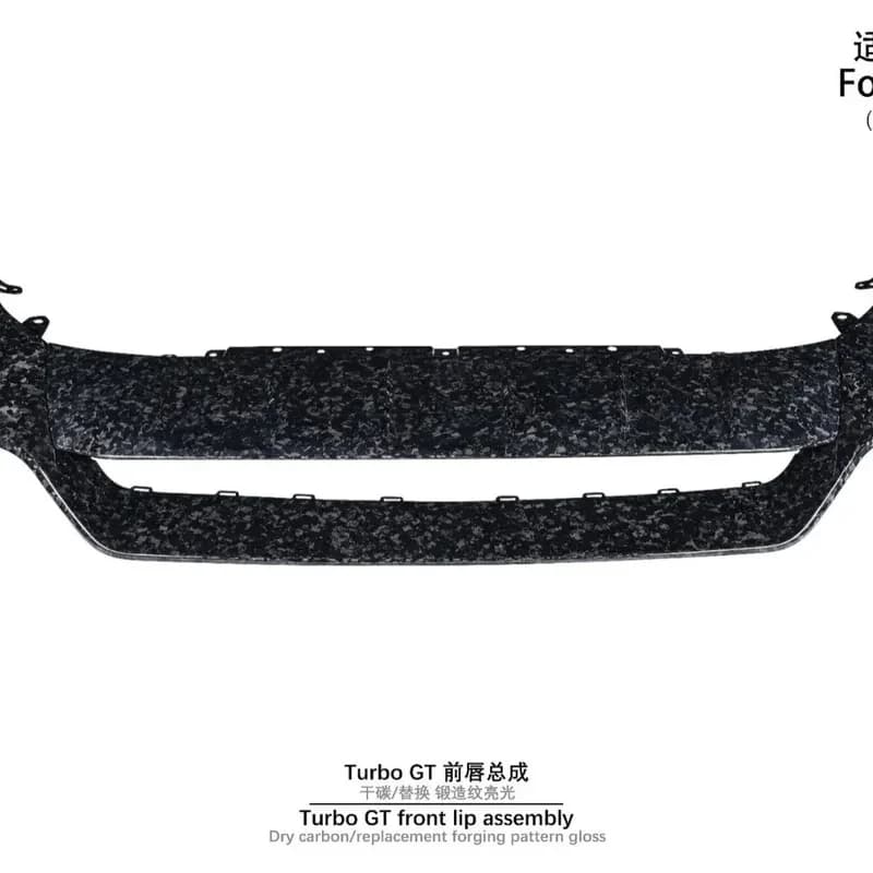 Factory Carbon Fiber Front Lip Assemb Of 18-23 9Y0.1 GT Models Is Forged With A Bright