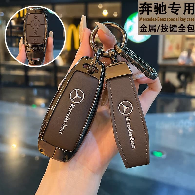 Car Remote Key Case Cover Shell Fob For Mercedes Benz A C E S G Class W177 W205 W213 X167 W222 CLA GLE GLB GLS AMG Maybach