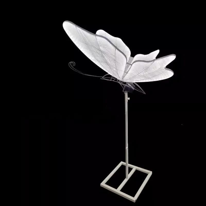 Electric butterfly wings will move and shine, road guide wedding y