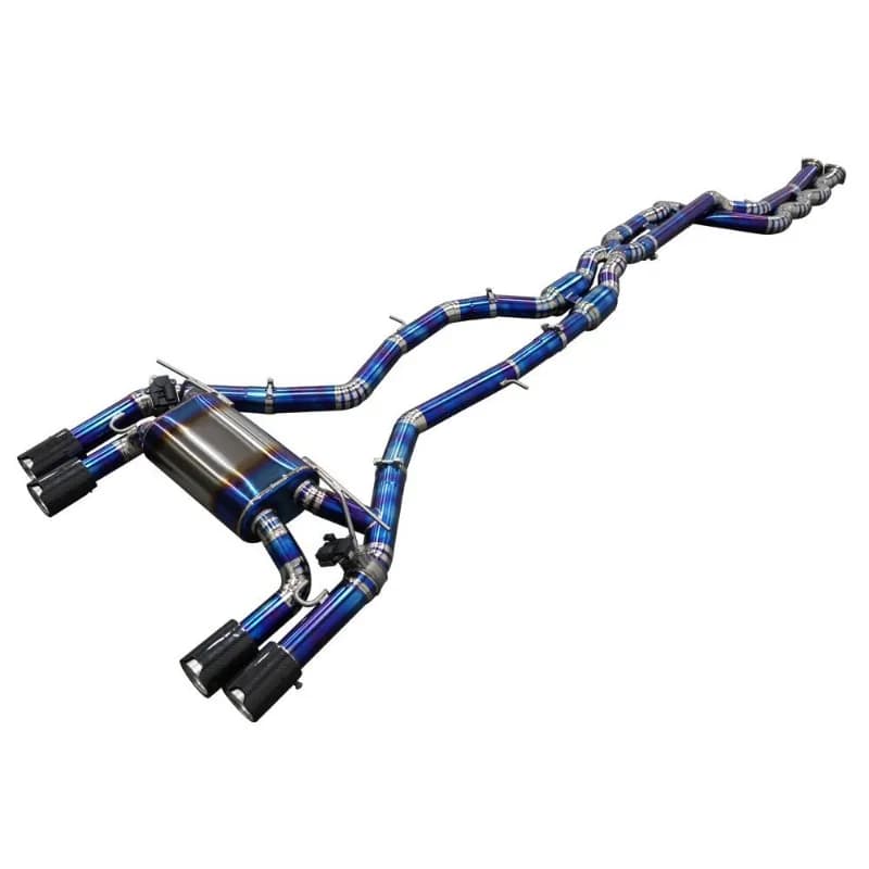 Suitable for M2 M3 M4 F87 F80 F82 titanium alloy valve middle tail section + four stainless steel tail throat