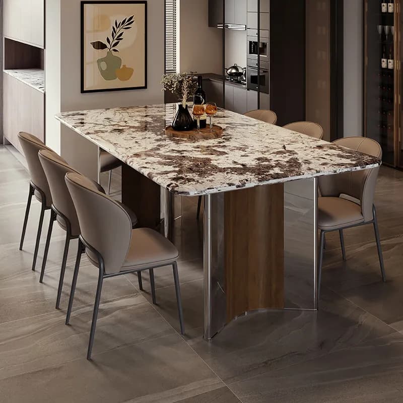 For Extending Living Room Dining Table Kitchen Study Nordic Luxury Dining Table Modern Designer Muebles Commercial Furniture