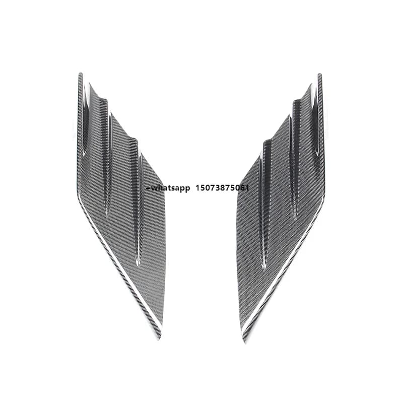 High Quality PT Style Dry Carbon Fiber Auto Parts Rear Bumper Vent for F8 Carbon Bumper Vent