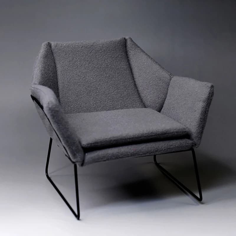 Leisure Chair Model Fabric Sofa Chair Suitable for 15-35 Cm Dolls Furniture Scene Model Pieces Purple Grey Blue Pink 1/6