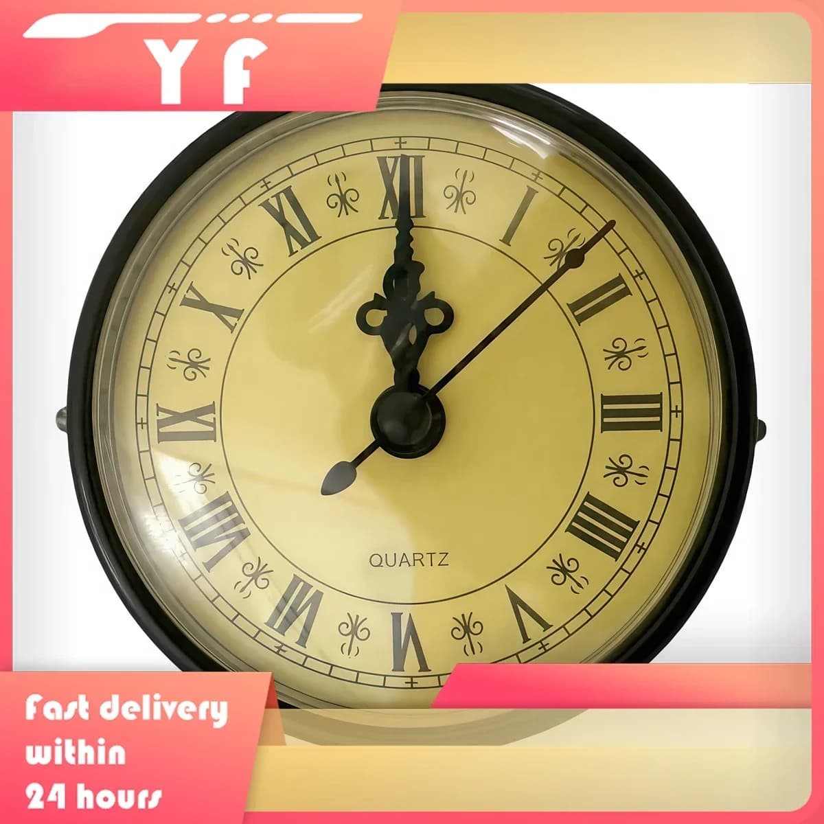 80MM Quartz Clock Inserts Movement Replacement DIY Parts Roman Numbers Classic Clock Craft Insert Clock Movement Part