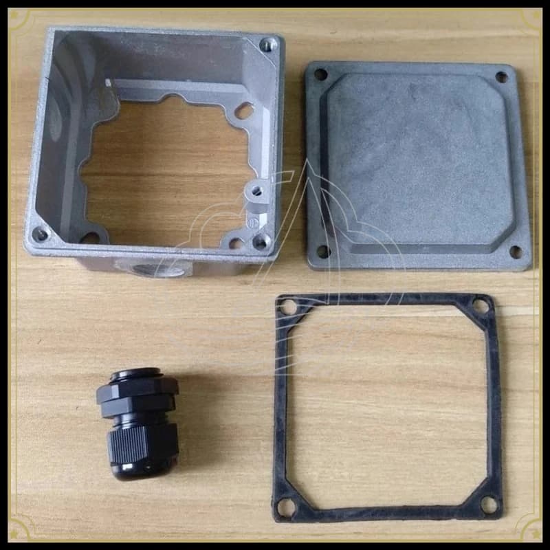 Motor aluminum junction box Y2 63-160 terminal dust back cover, electromechanical accessories