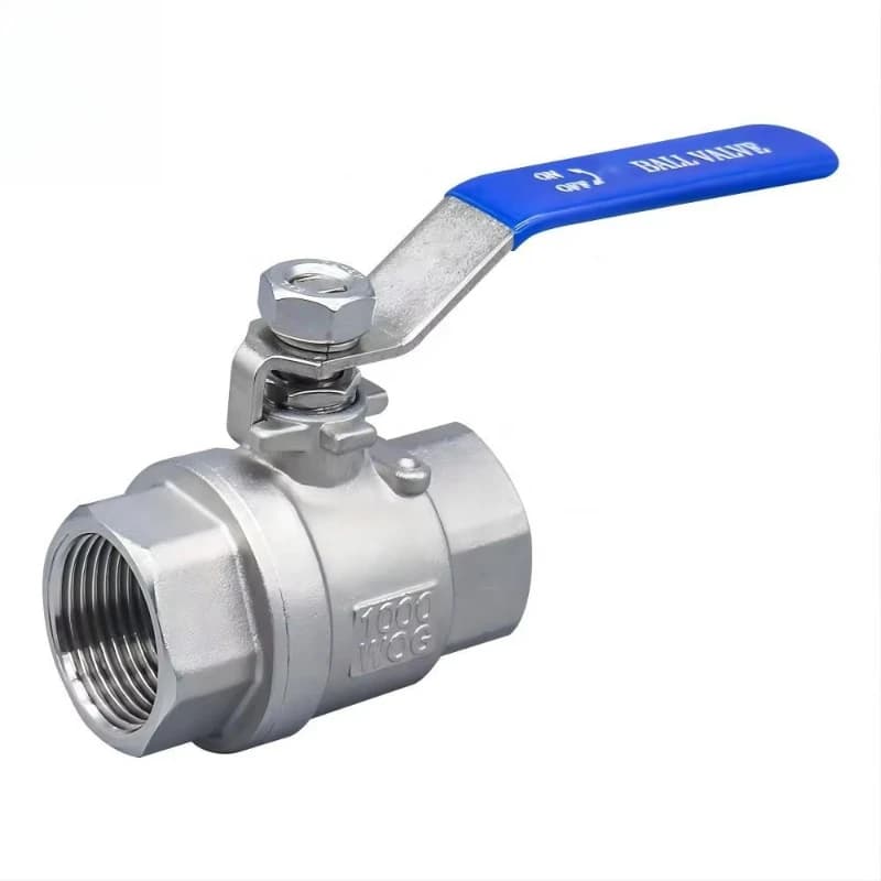 Stainless Steel 1000WOG Full Bore Port NPT/BSP Female Cf8m 2 pc Ball Valve