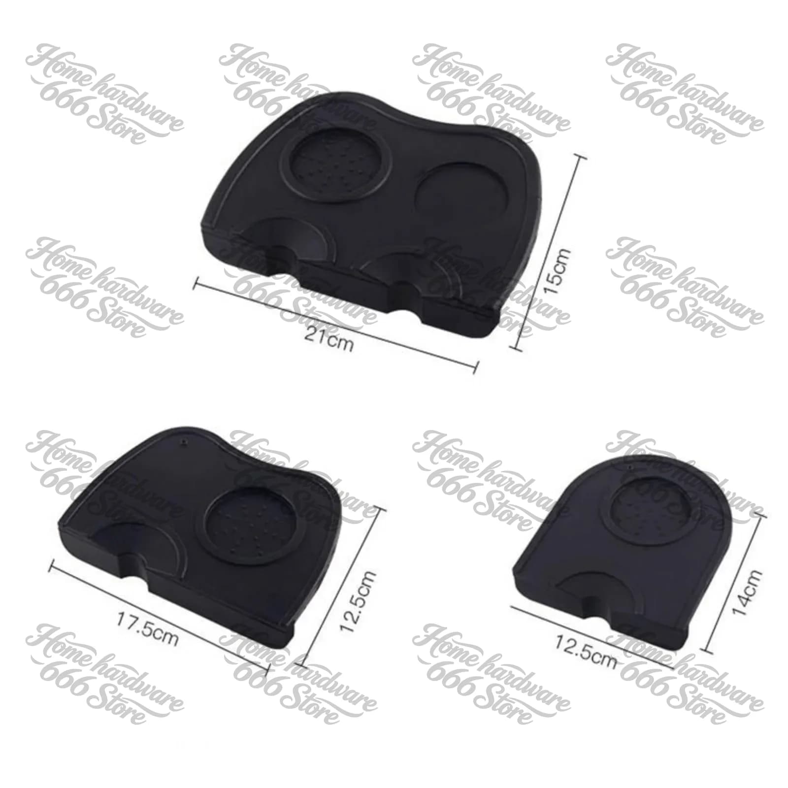 Coffee Tampers Mat Silicone Tamper Holder Corner Mat Pad Anti-skid Tamper Mat Barista Coffeeware Tamping Tools