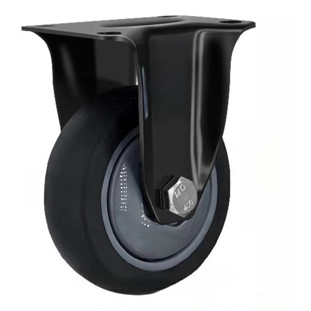 3 4 5-inch directional universal brake silent wheel pulley TRP rubber nylon polyurethane wheel